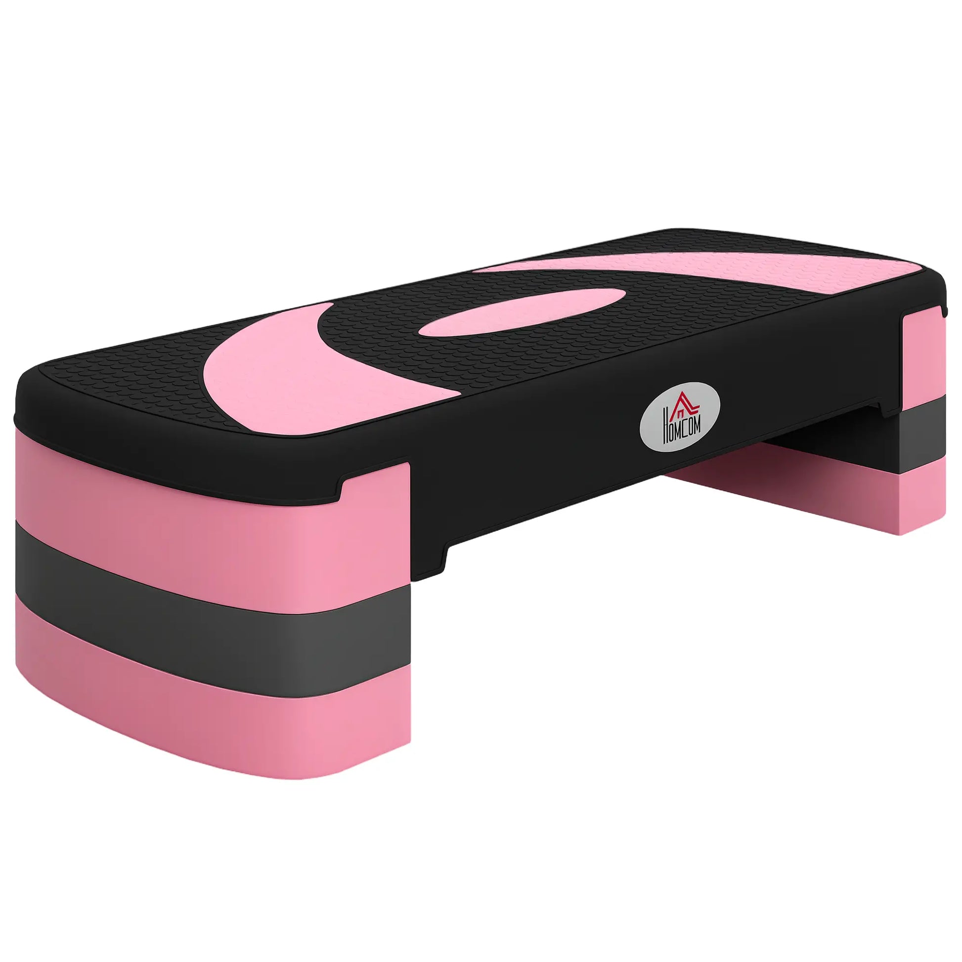 Adjustable Aerobic Stepper, Exercise Platform, 4"-6"-8", Pink Aerobic Equipment at Gallery Canada