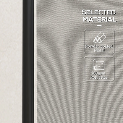 Folding Room Divider with Wheels, Privacy Screen, 5.6ft Tall Side Awnings at Gallery Canada