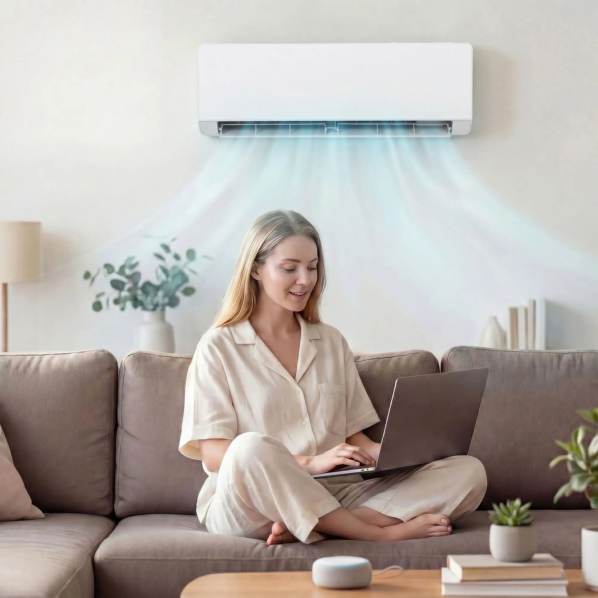 12000 BTU Mini Split AC, 22 SEER2 115V Wifi Inverter Heat Pump, 750 Sq. Ft Air Conditioner at Gallery Canada
