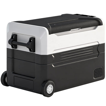 12V Car Refrigerator, 42QT, App Control, DC/AC Power, Black Car Coolers Black, White at Gallery Canada