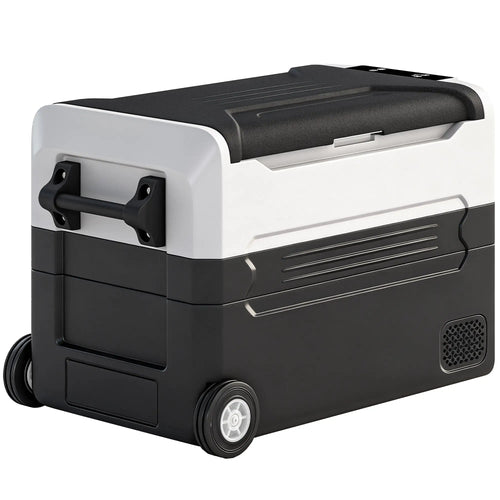 12V Car Refrigerator, 42QT, App Control, DC/AC Power, Black
