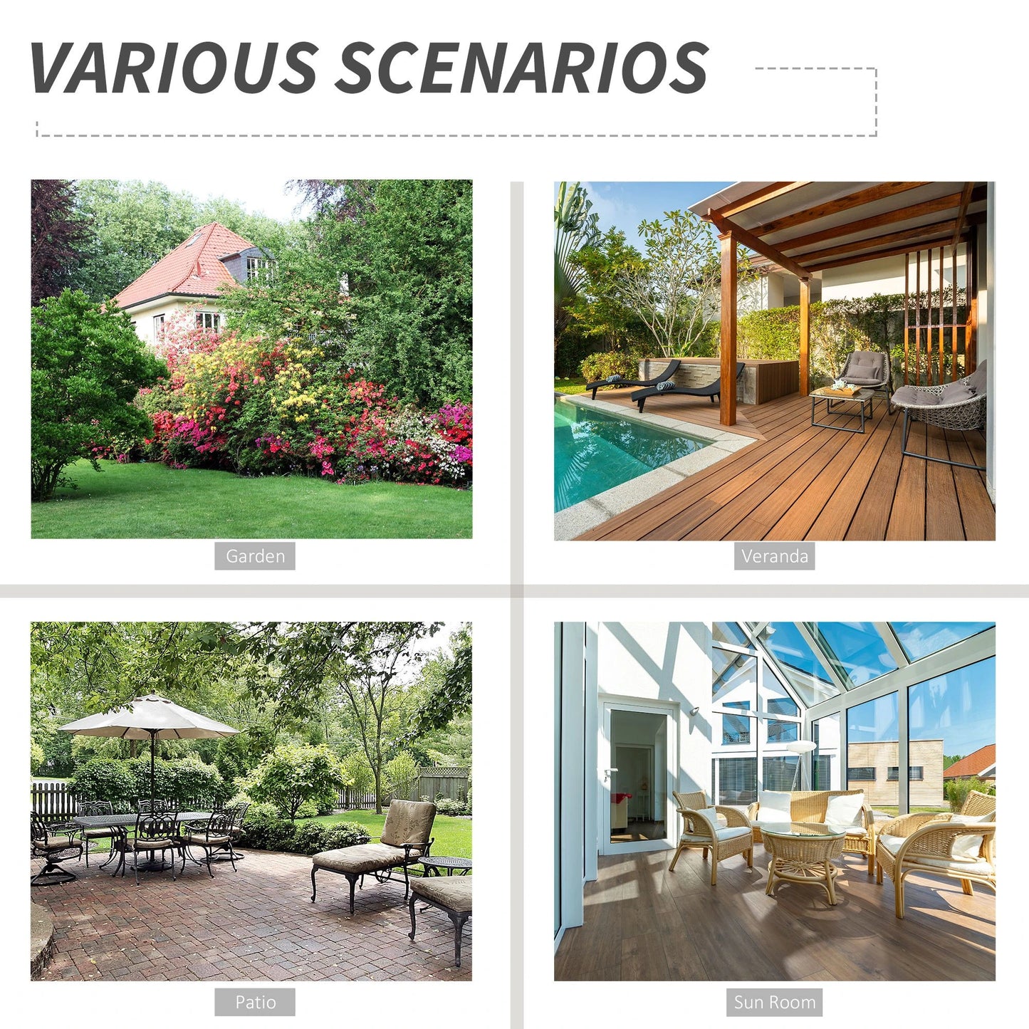 Wicker Dining Chair Set of 4, Foldable, Steel Frame, Brown Patio Chairs at Gallery Canada