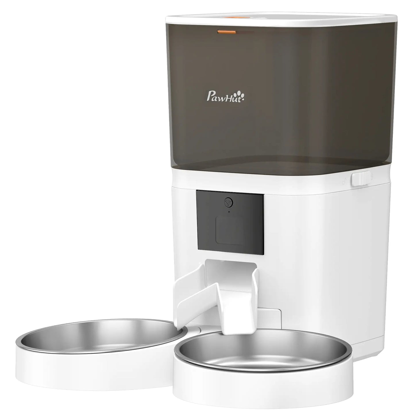 Automatic Cat Feeder, App Control, Smart Food Dispenser, 10s Voice Recorder, 6L Dog Bowls White, Black, Silver at Gallery Canada