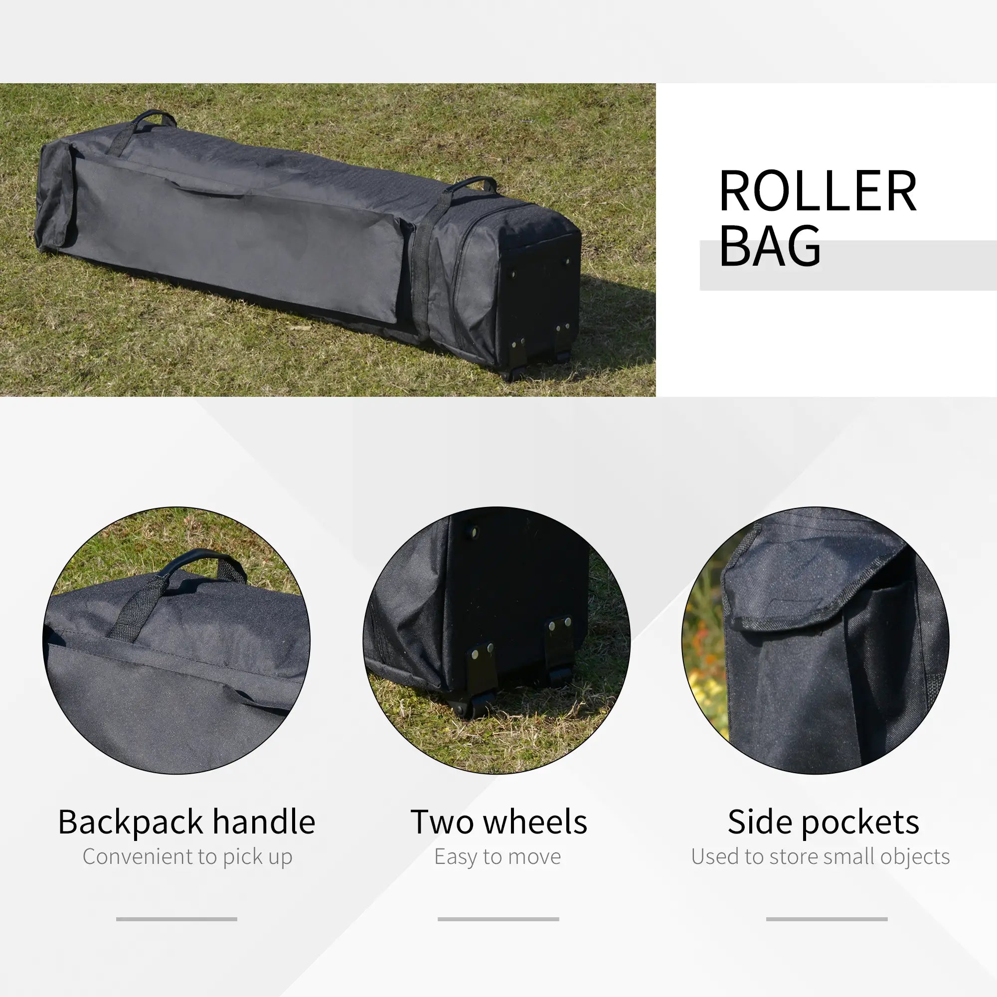 12' x 12' Foldable Pop-Up Party Tent, Canopy Sun Shade, Light Grey Pop Up Canopies at Gallery Canada