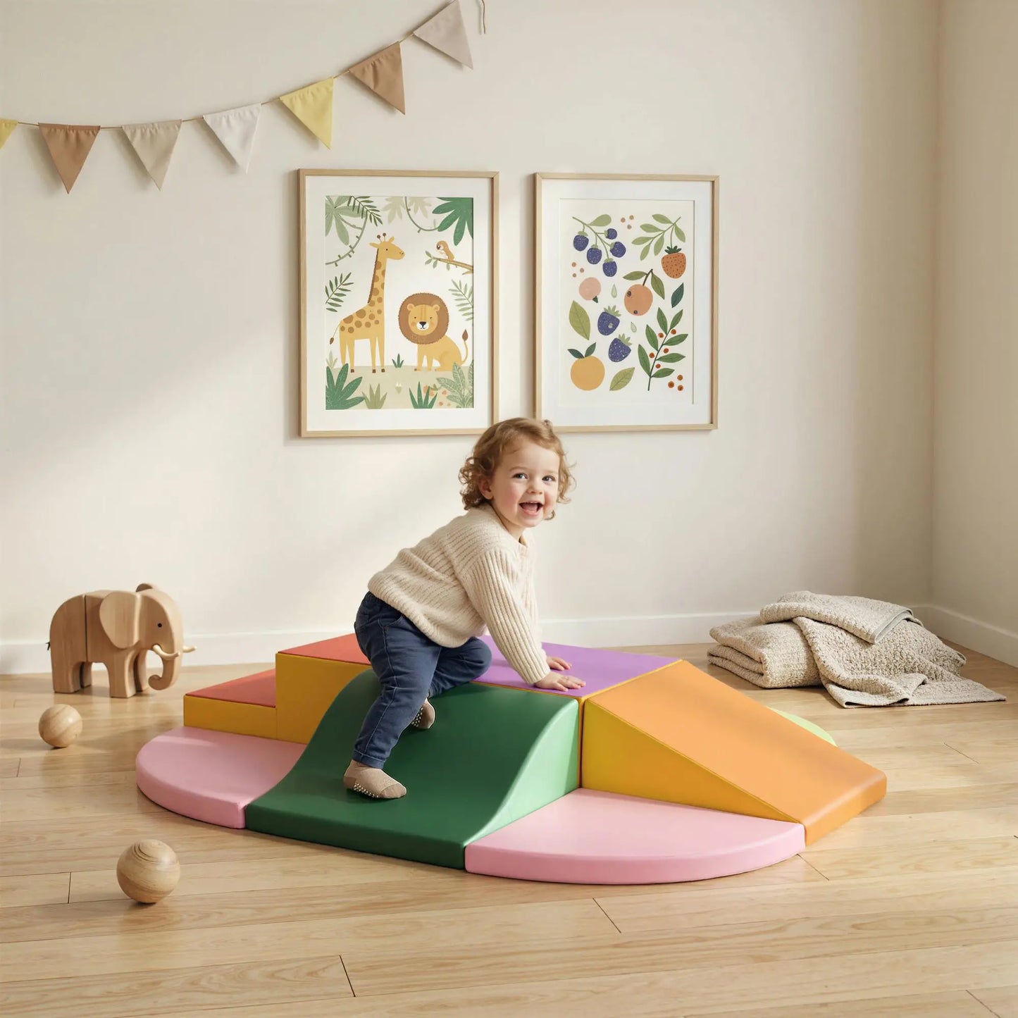 6-Piece Soft Play Set, 12-36 Months, Pink, Red Toy Playsets at Gallery Canada