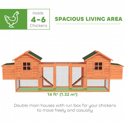 Extra Large Chicken Coop, Wooden Poultry House, Rabbit Hutch, Outdoor Run Chicken Coops at Gallery Canada