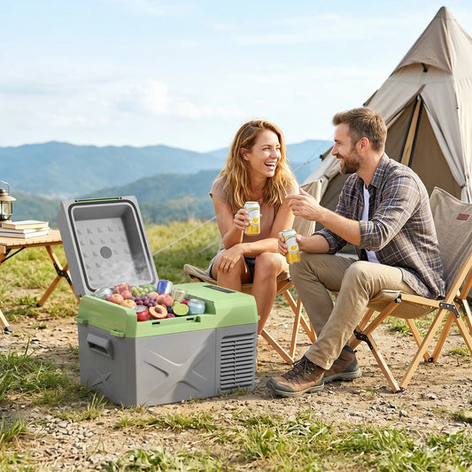 Réfrigérateur de voiture 12QT, 12/24V CC, 110-240V CA, -68℉~68℉, refroidisseur portable