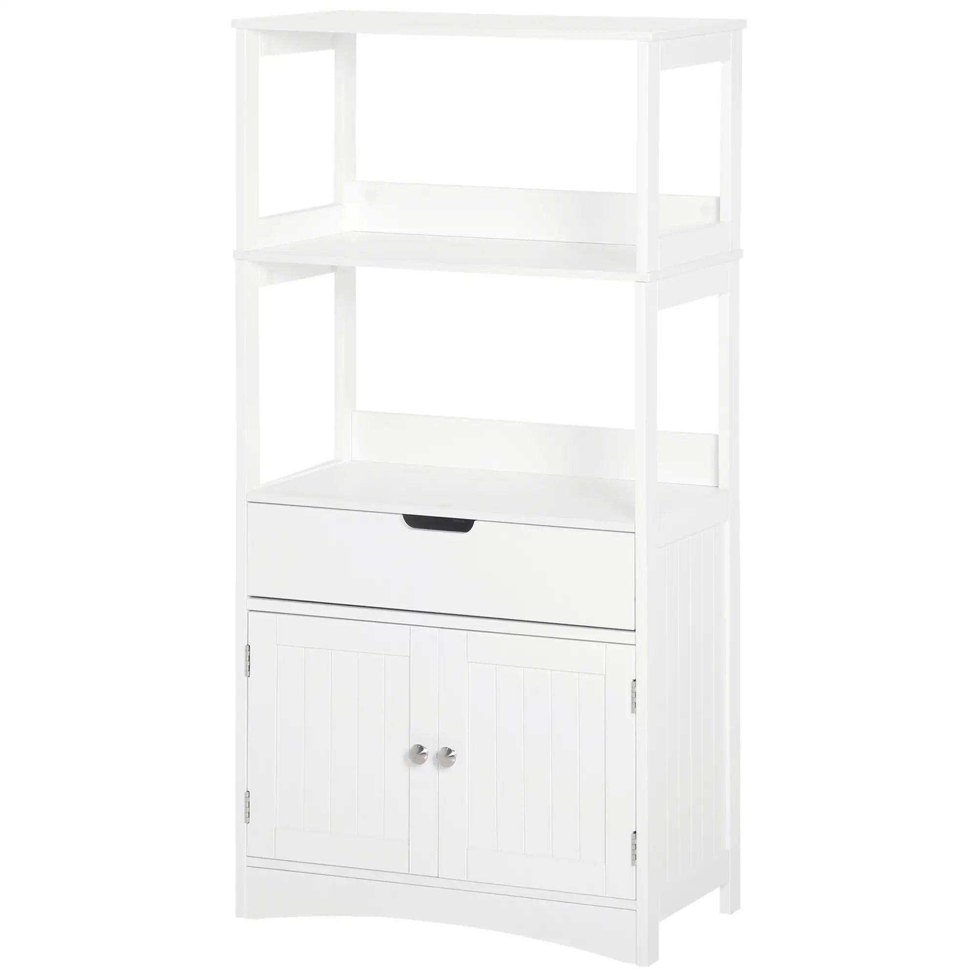 Bathroom Floor Cabinet, Kitchen Cupboard with Shelves, Drawer, White Bathroom Cabinets at Gallery Canada