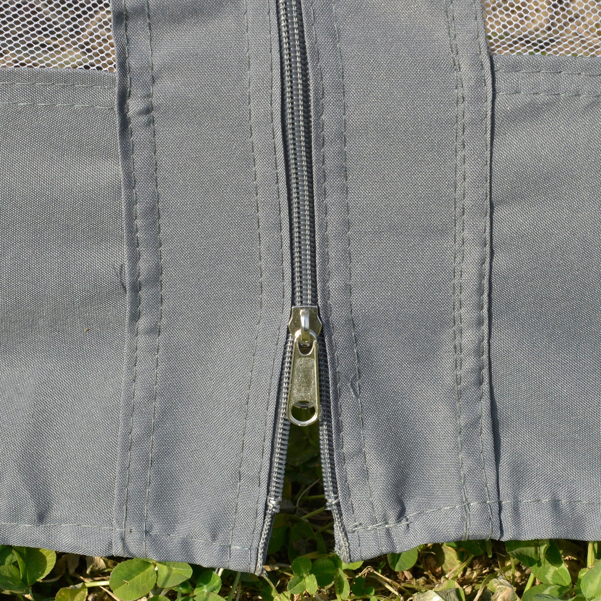 12' x 12' Outdoor Gazebo, Dome Canopy, Netting Sidewalls, Dark Grey Gazebos at Gallery Canada