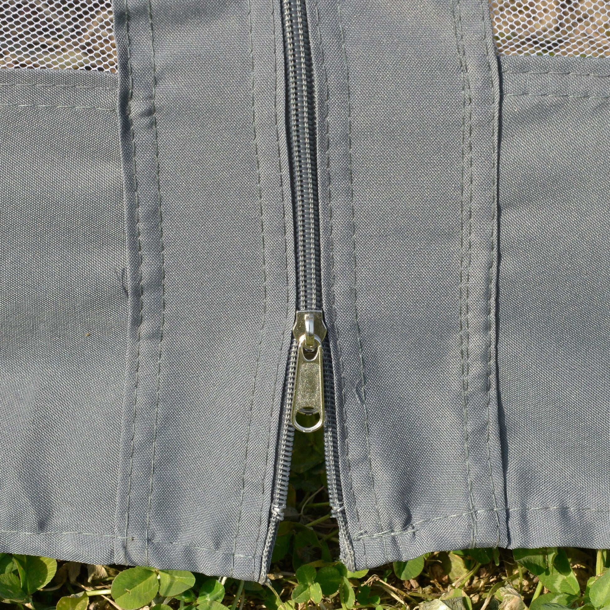 12' x 12' Outdoor Gazebo, Dome Canopy, Netting Sidewalls, Dark Grey Gazebos at Gallery Canada