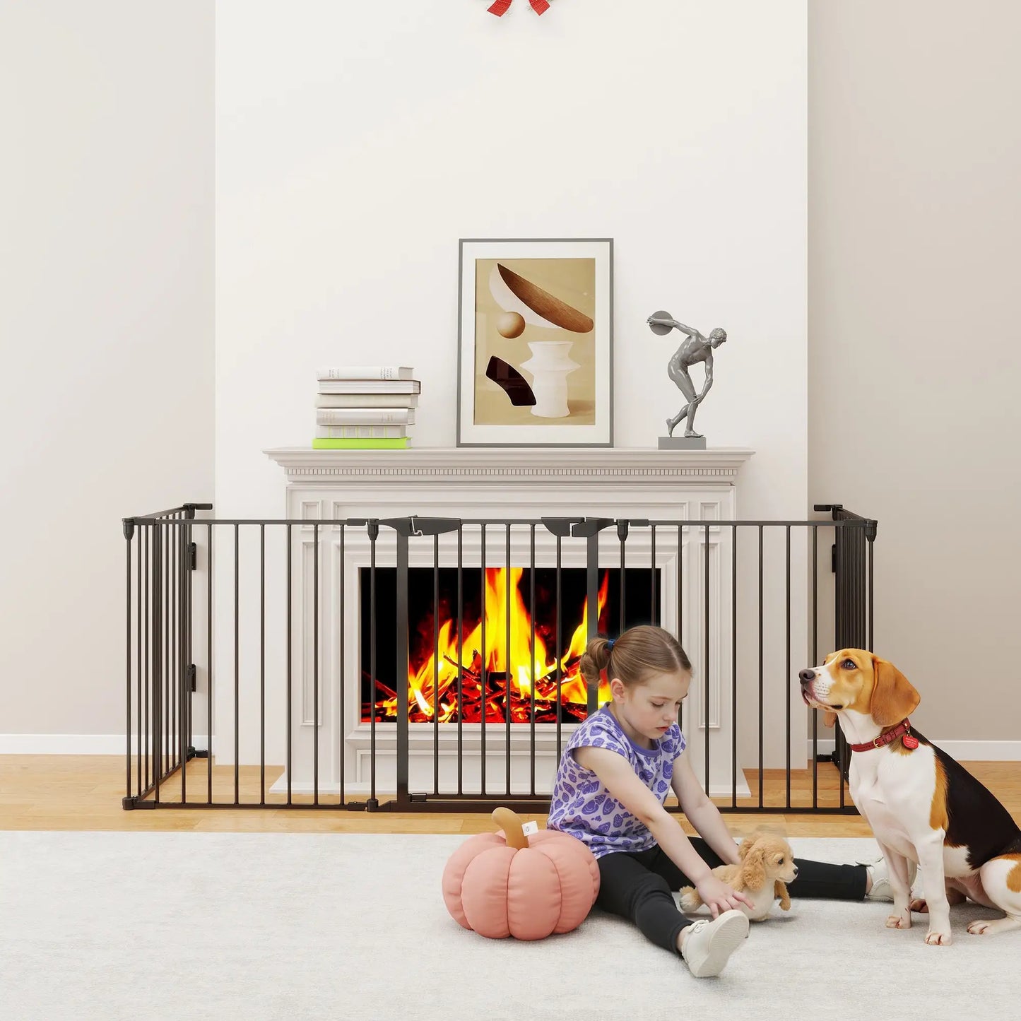 Foldable Dog Playpen, Indoor for Small Medium Dogs, Black Houses, Kennels & Pens at Gallery Canada