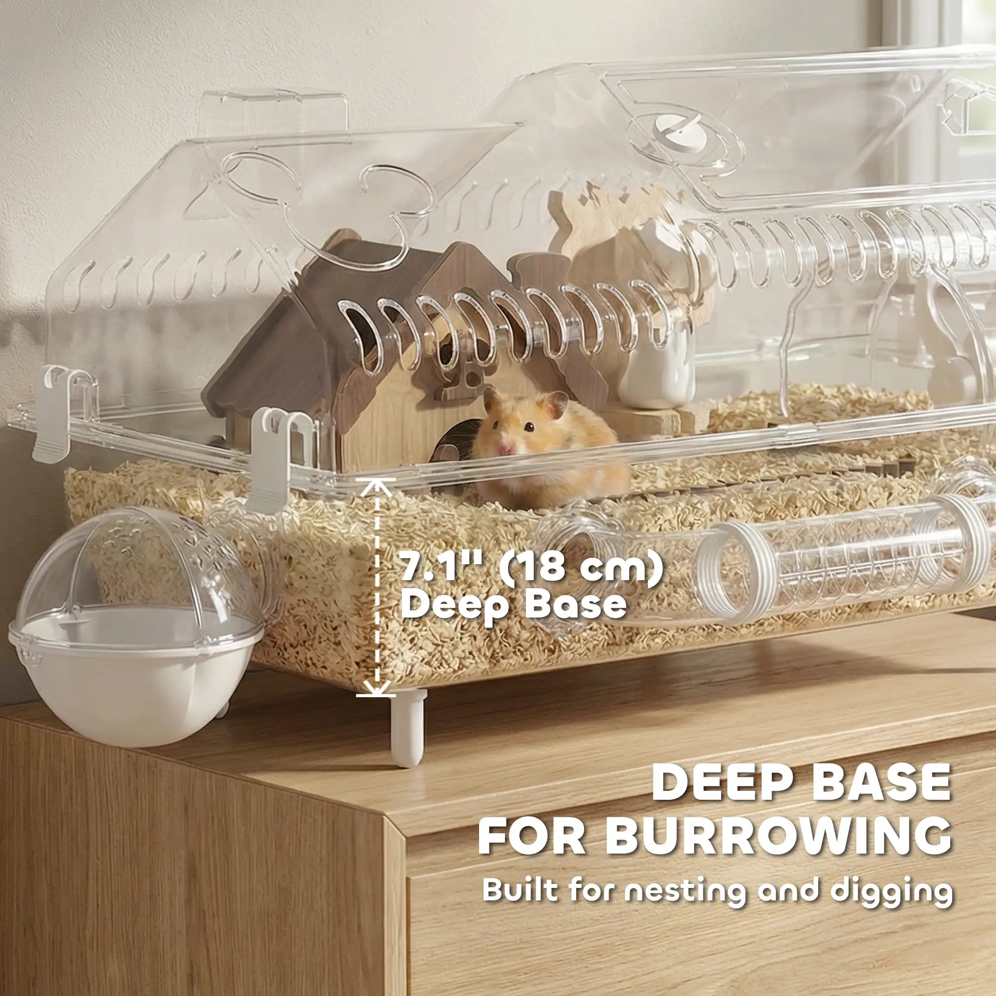 8 In 1 Hamster Cage With Accessories, 21.5