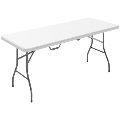 6ft Folding Table, Portable Plastic Camping Table, Outdoor Indoor Picnic Picnic Tables & Camping Chairs at Gallery Canada