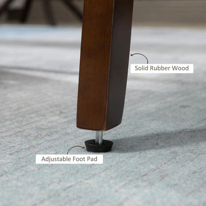 Modern Accent Chairs with Cushioned Seat, Upholstered Linen-Feel Armchair for Bedroom, Living Room, Multicolored Accent Chairs at Gallery Canada