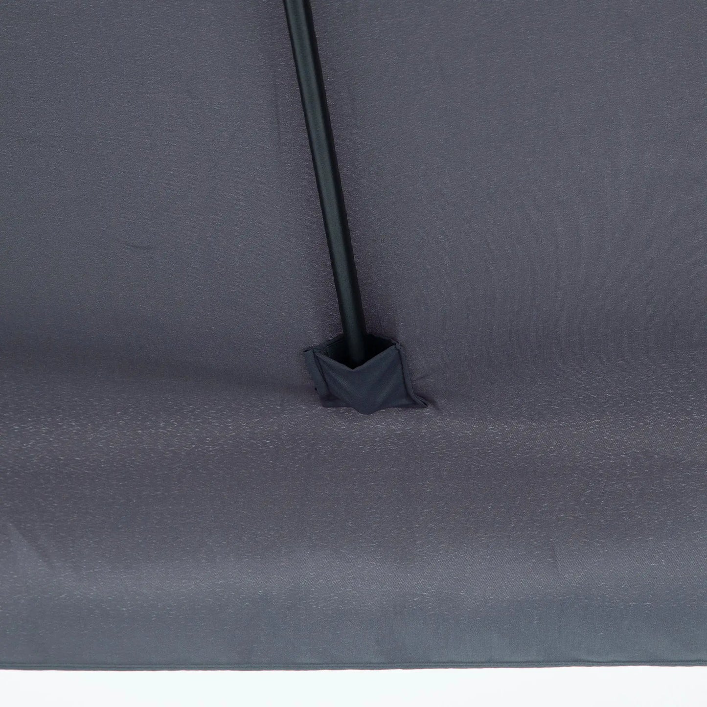 7.5ft Half Umbrella, Crank Handle, Top Vent, Grey Sun Umbrellas at Gallery Canada