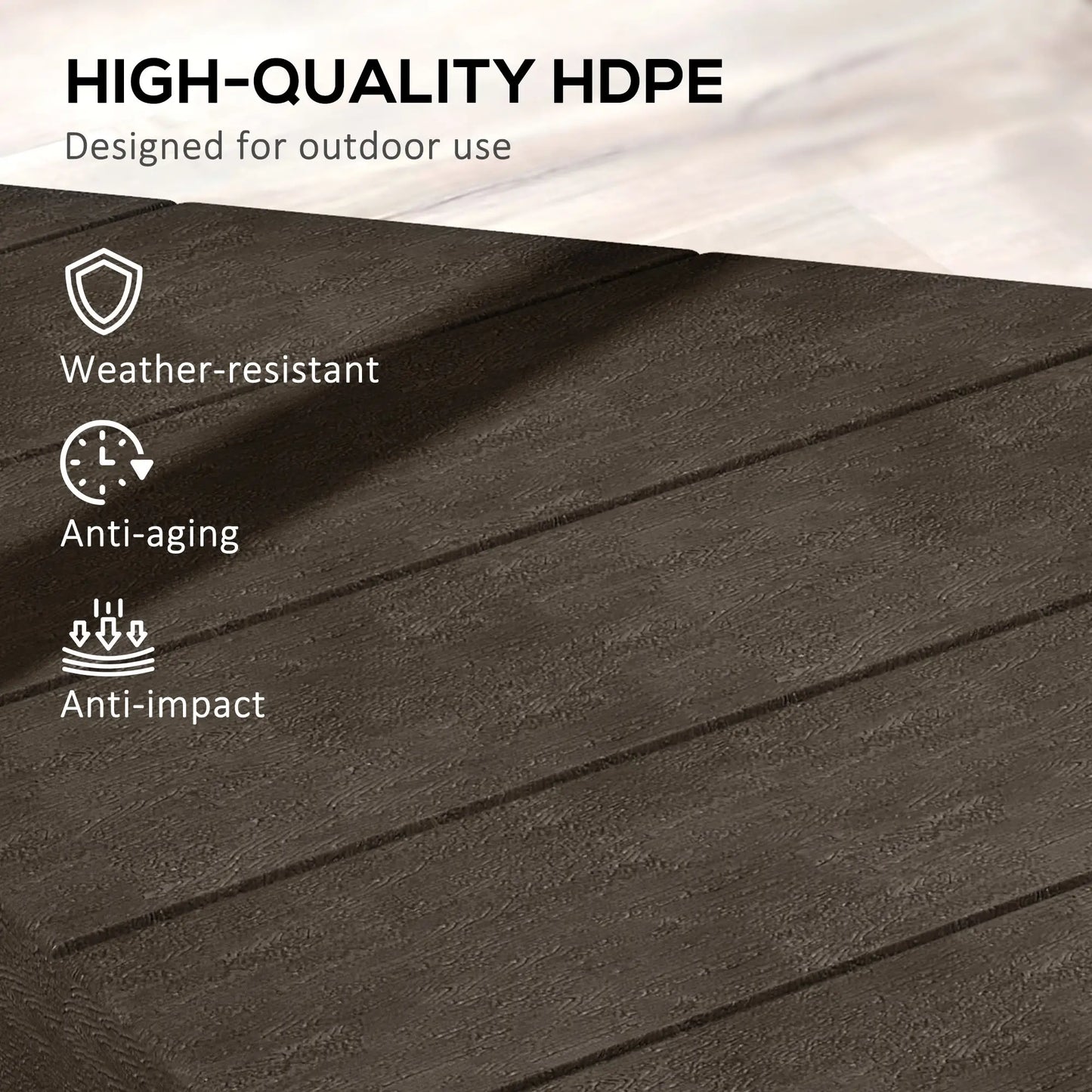 Offset Umbrella Base, 132 lb. Water or 176 lb. Sand, Brown Umbrella Bases at Gallery Canada