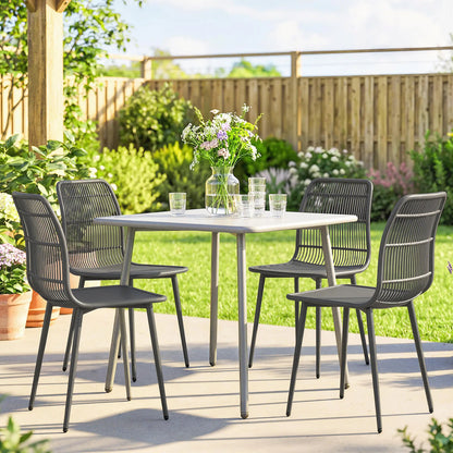 Outdoor Dining Chairs Set Of 4, Grey Patio Chairs at Gallery Canada