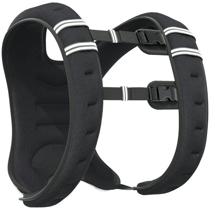 22 lbs Weighted Vest, Adjustable Straps, Pocket, Reflective Strips, Men Women Strength Training Equipment at Gallery Canada