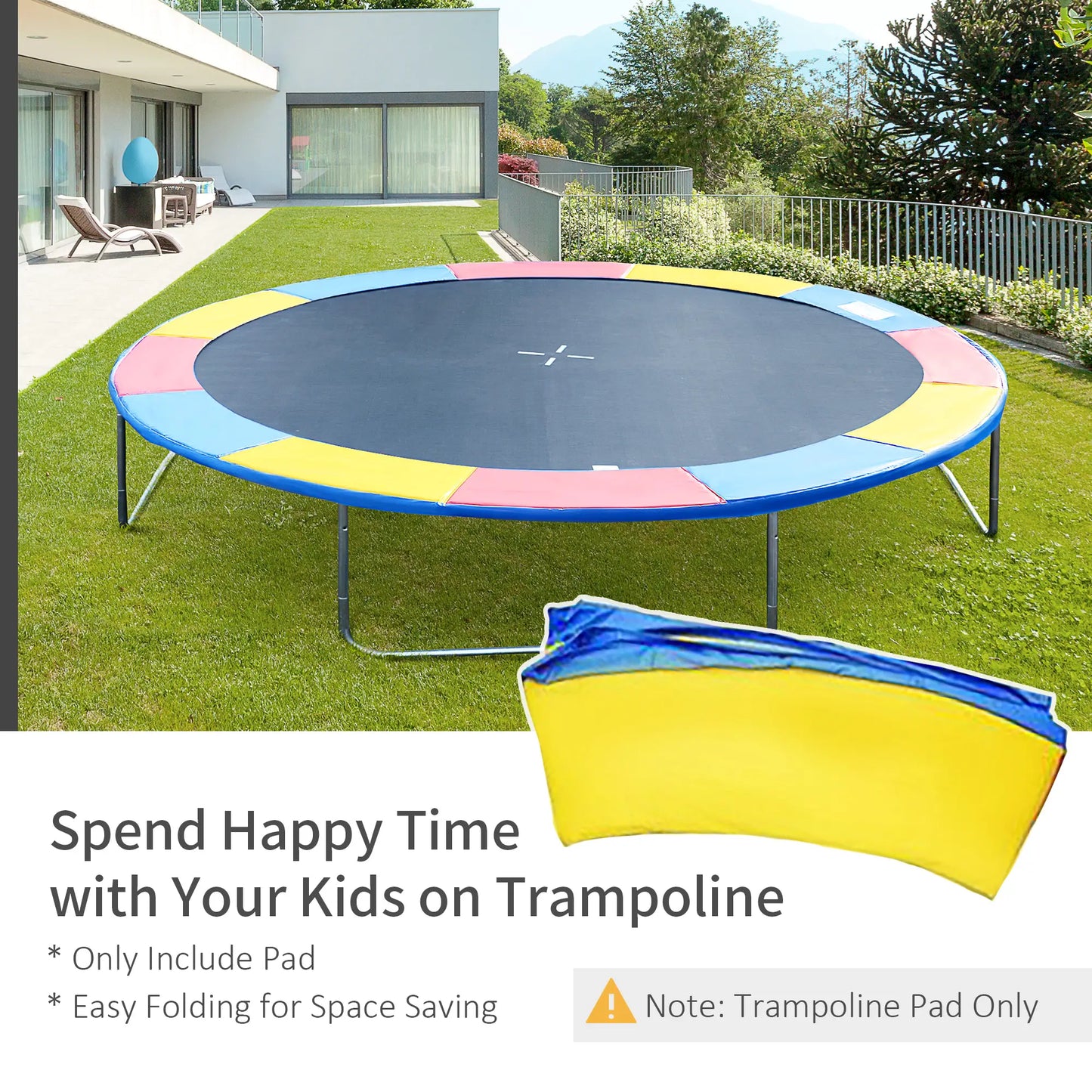 14FT Trampoline Pad, ⌀168", Replacement, Jump Bounce, Colorful Trampolines at Gallery Canada