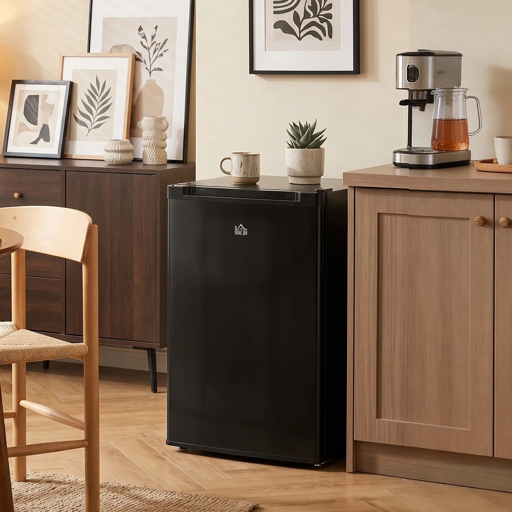 3 Cu.Ft Upright Freezer, Reversible Door, Adjustable Thermostat, Black Small Kitchen Appliances at Gallery Canada