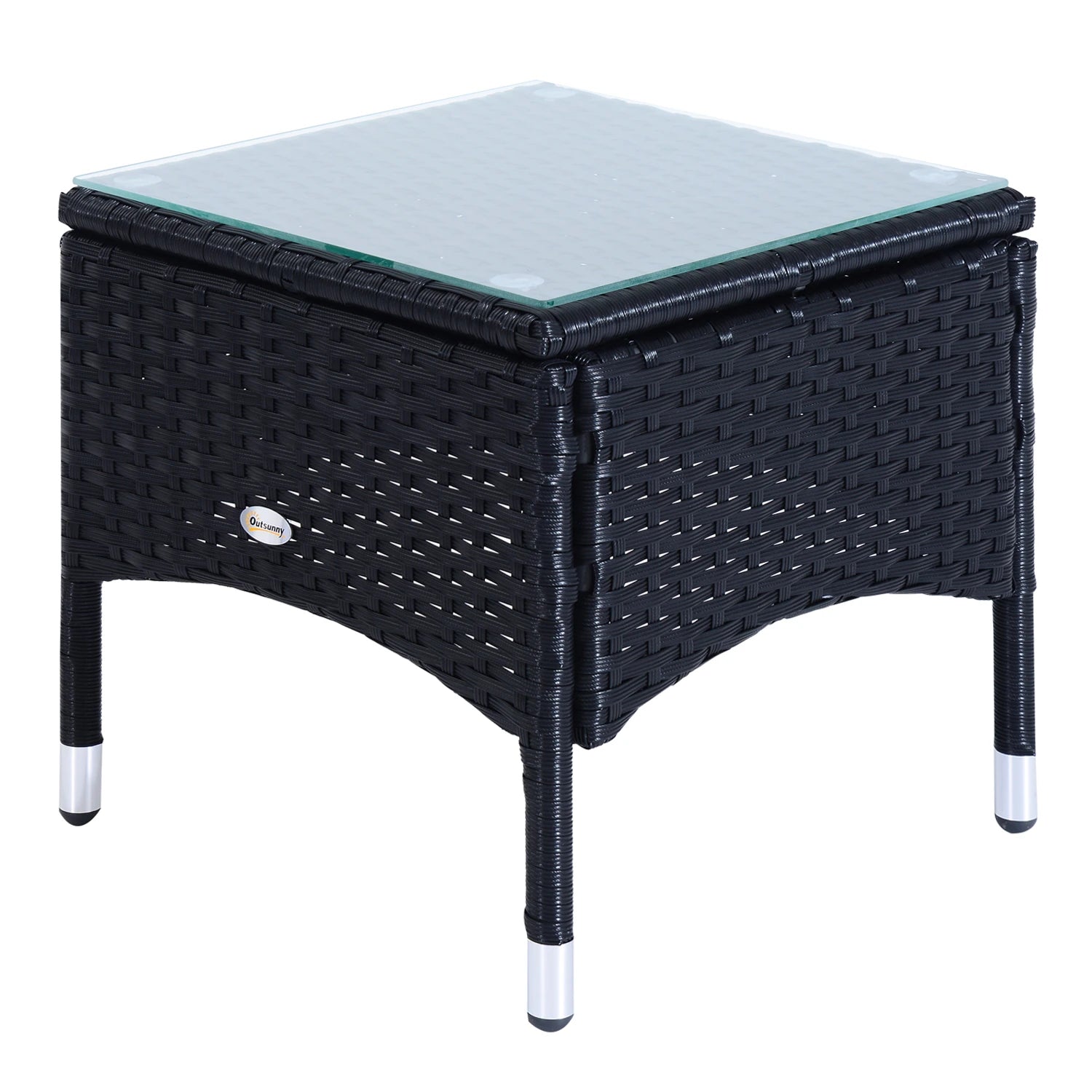 Rattan Lounge Set, Wheeled Chaise Chair, Tempered Glass Table, White Chaise Loungers at Gallery Canada