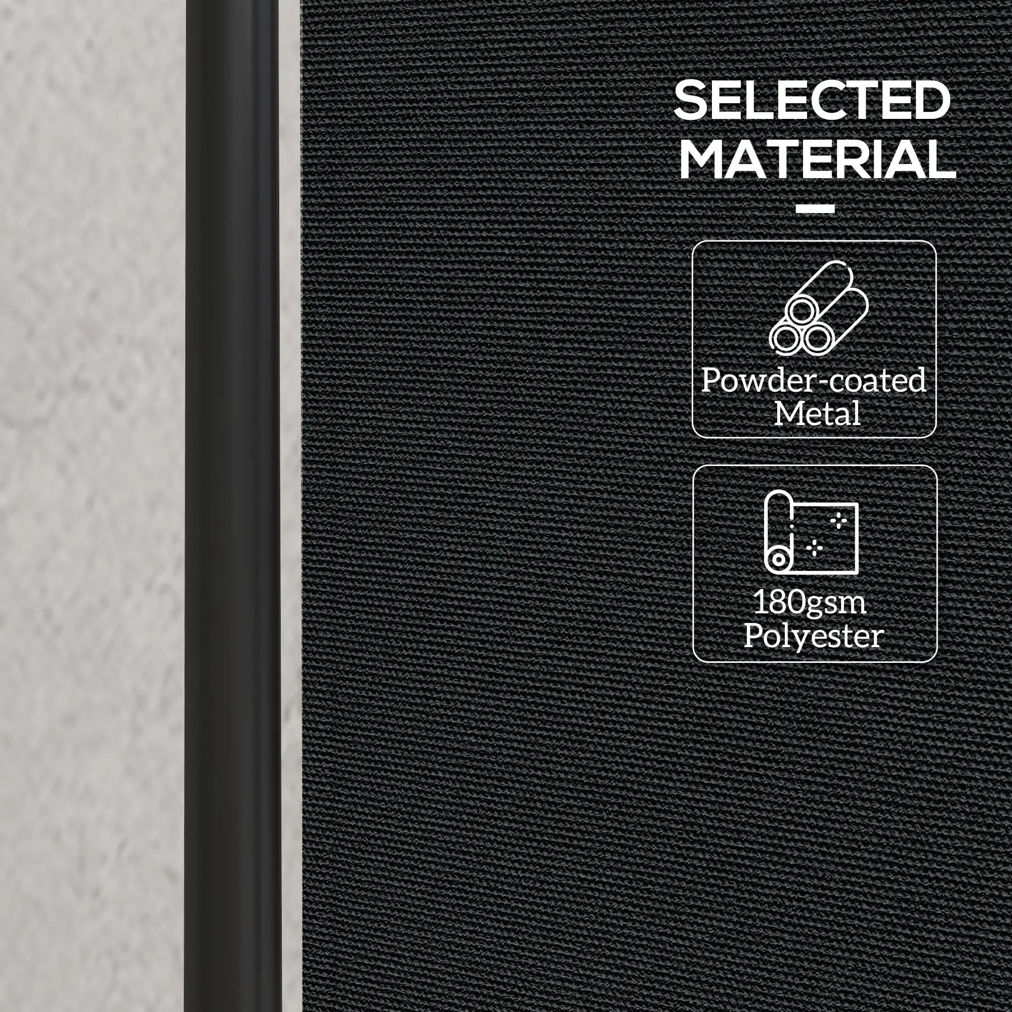 Outdoor Room Divider with Wheels, Privacy Screen for Patio, 6ft Tall Side Awnings at Gallery Canada