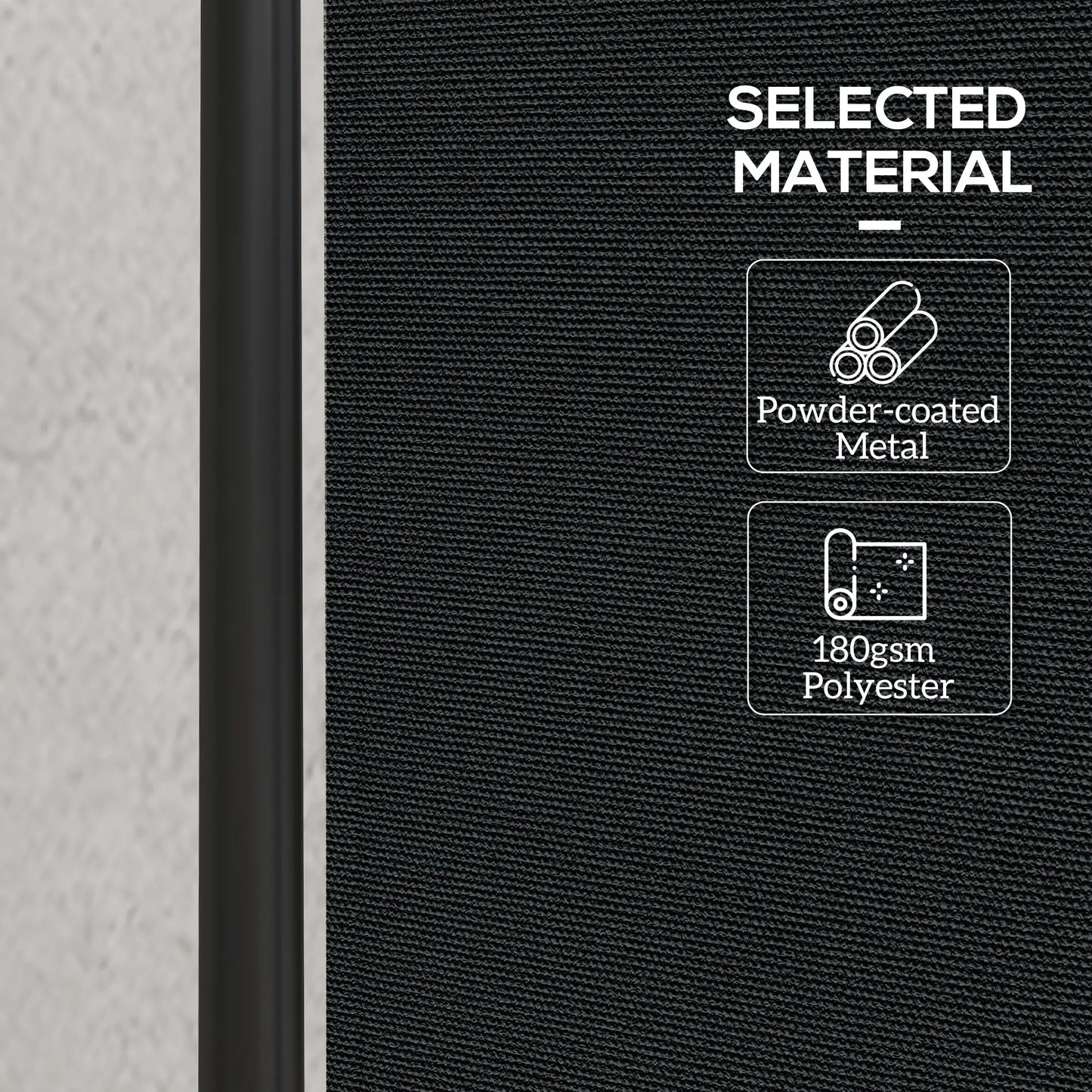 Outdoor Room Divider with Wheels, Privacy Screen for Patio, 6ft Tall Side Awnings at Gallery Canada