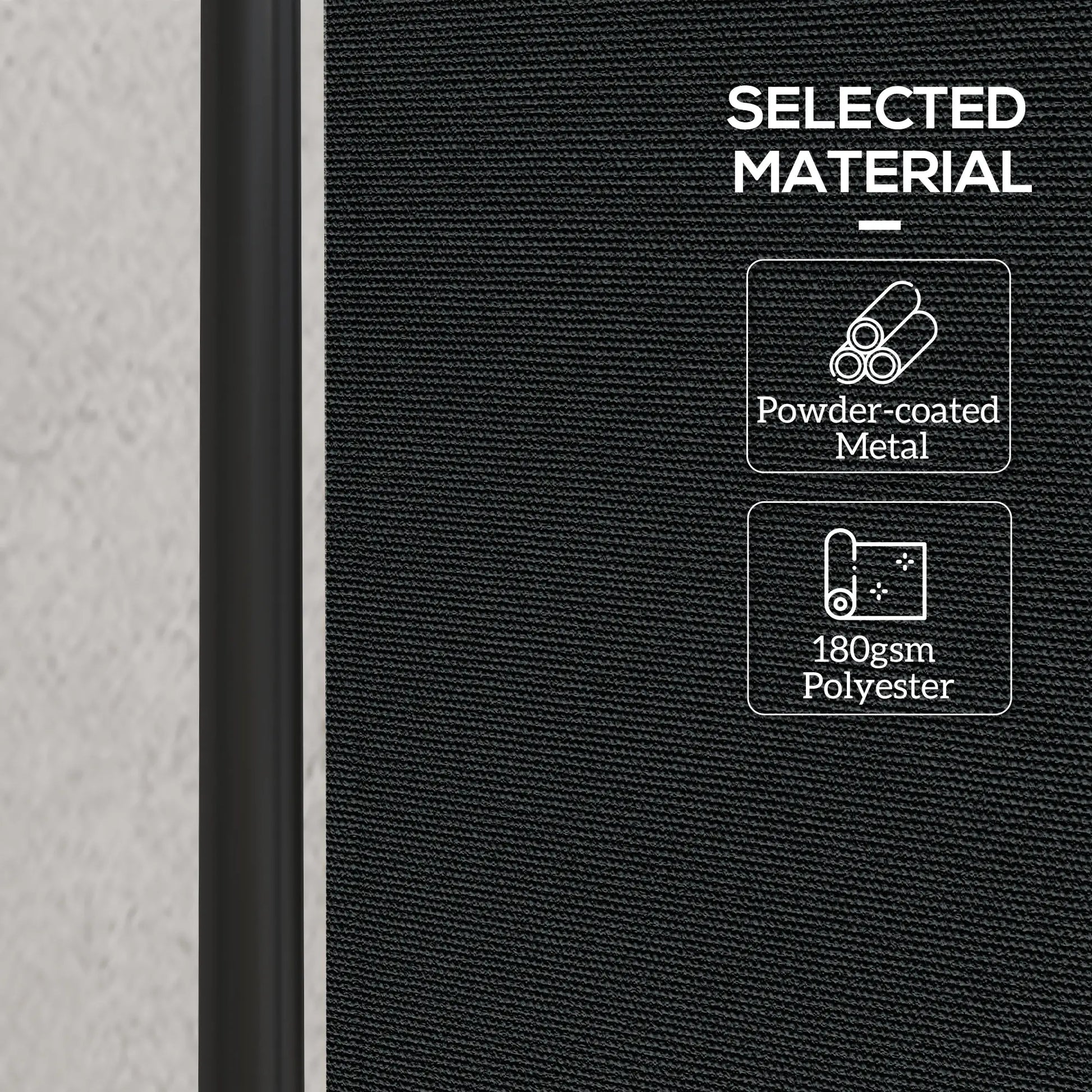 Outdoor Room Divider with Wheels, Privacy Screen for Patio, 6ft Tall Side Awnings at Gallery Canada