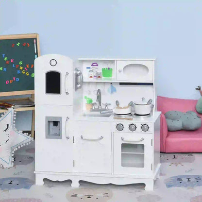 Large Kids Kitchen Playset, Telephone, Water Dispenser, Cooking Set Play Kitchen at Gallery Canada