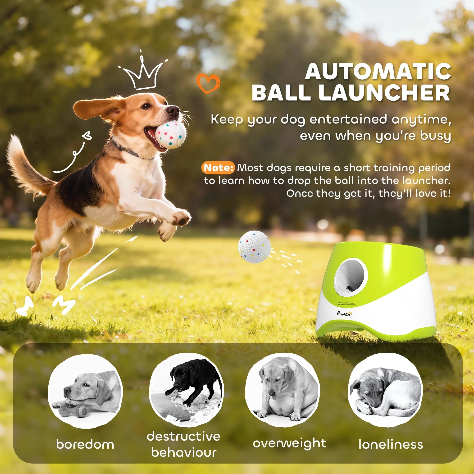 Automatic Dog Ball Launcher, 2.3