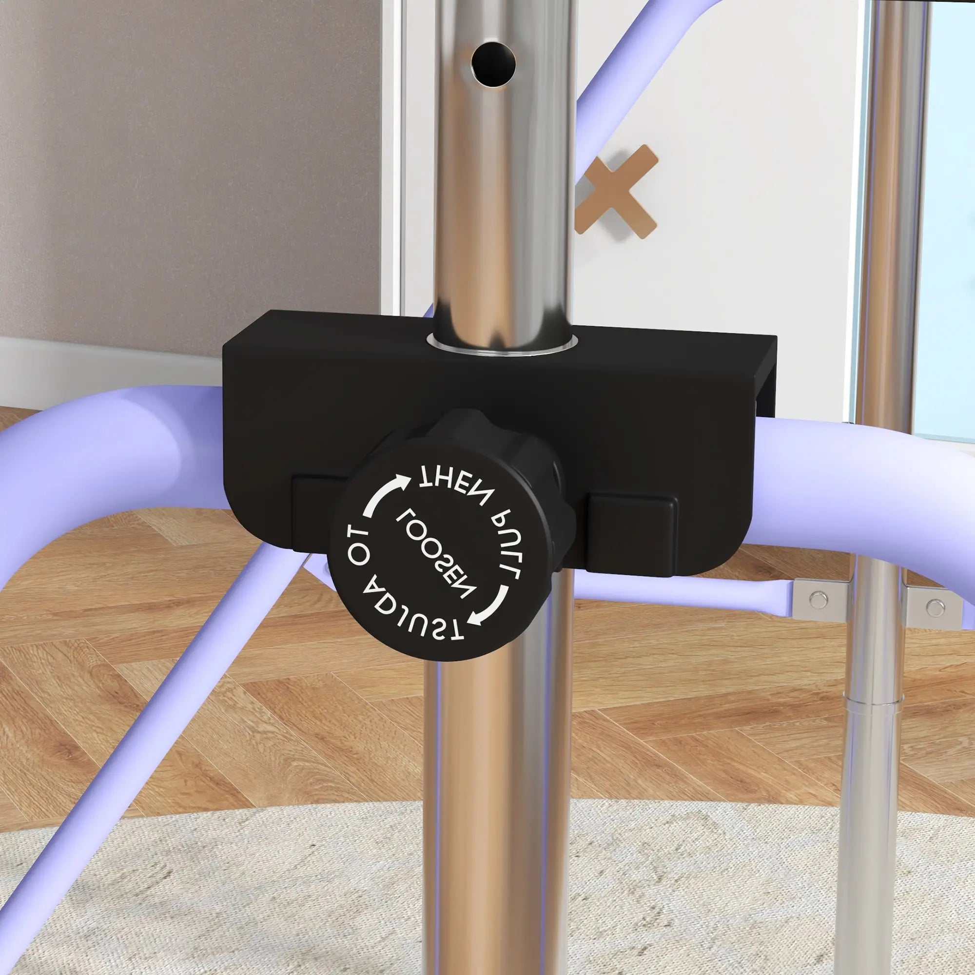 Kids Gymnastics Bar, Adjustable Height, Non-Slip Rings, Purple Kids Gym & Playmats at Gallery Canada