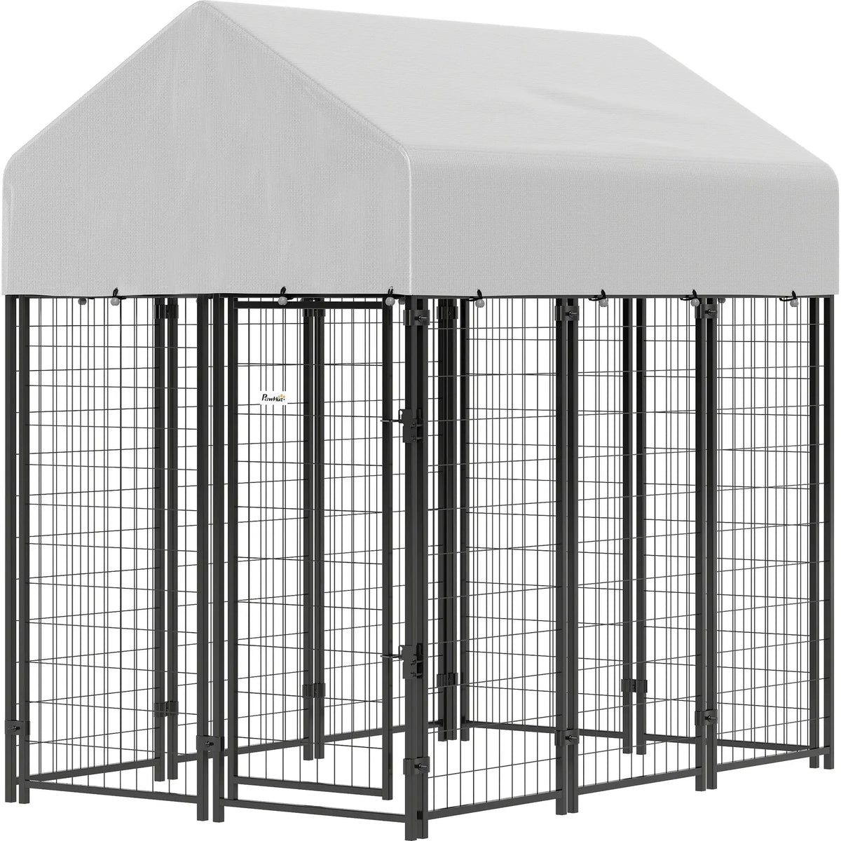 Outdoor Dog Kennel With Roof, 6 X 4 X 6 Ft Dog Kennels Multi Colour at Gallery Canada