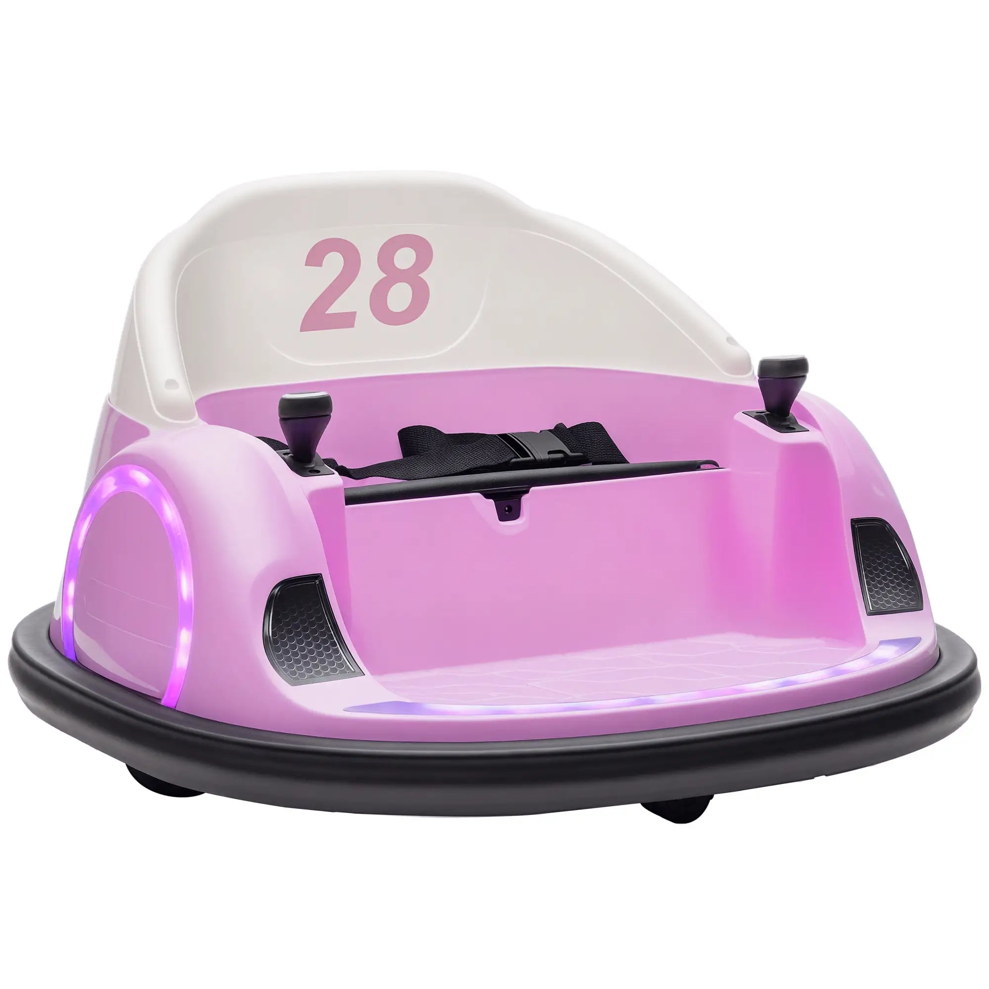 12V Bumper Car, 360 Remote Control, Lights Music Horn, 1.5-5 Years, Pink Electric Toy Cars at Gallery Canada