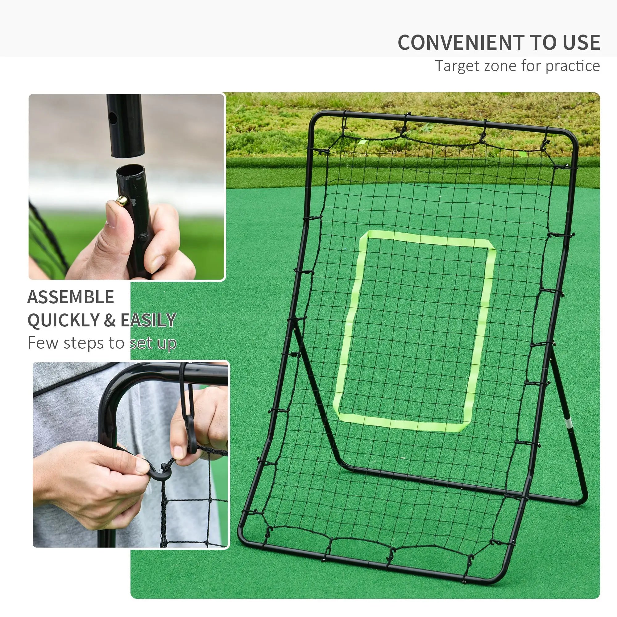 4 x 5.7ft Volleyball Rebounder Net, Baseball Lacrosse Training Net Baseball at Gallery Canada