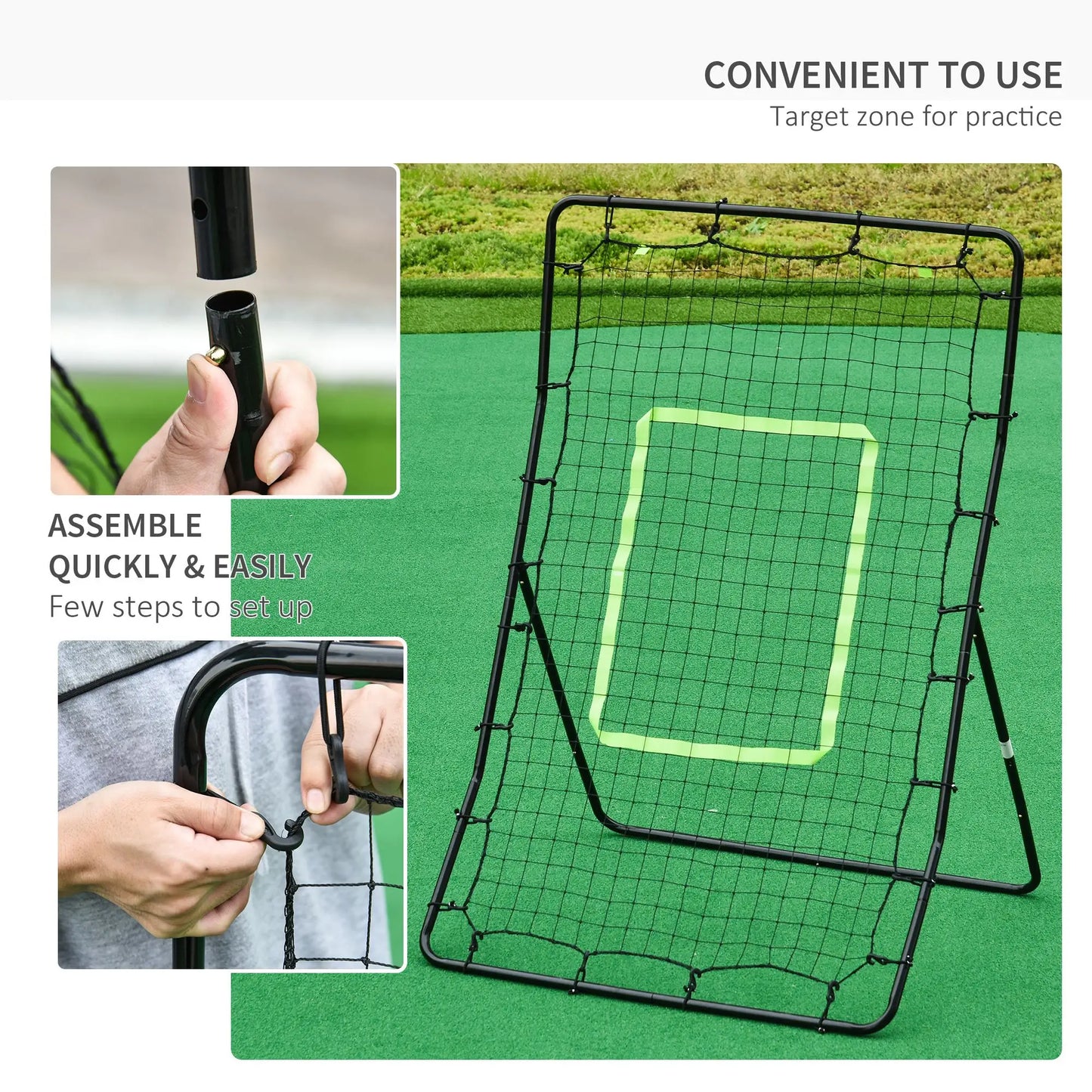 4 x 5.7ft Volleyball Rebounder Net, Baseball Lacrosse Training Net Baseball at Gallery Canada