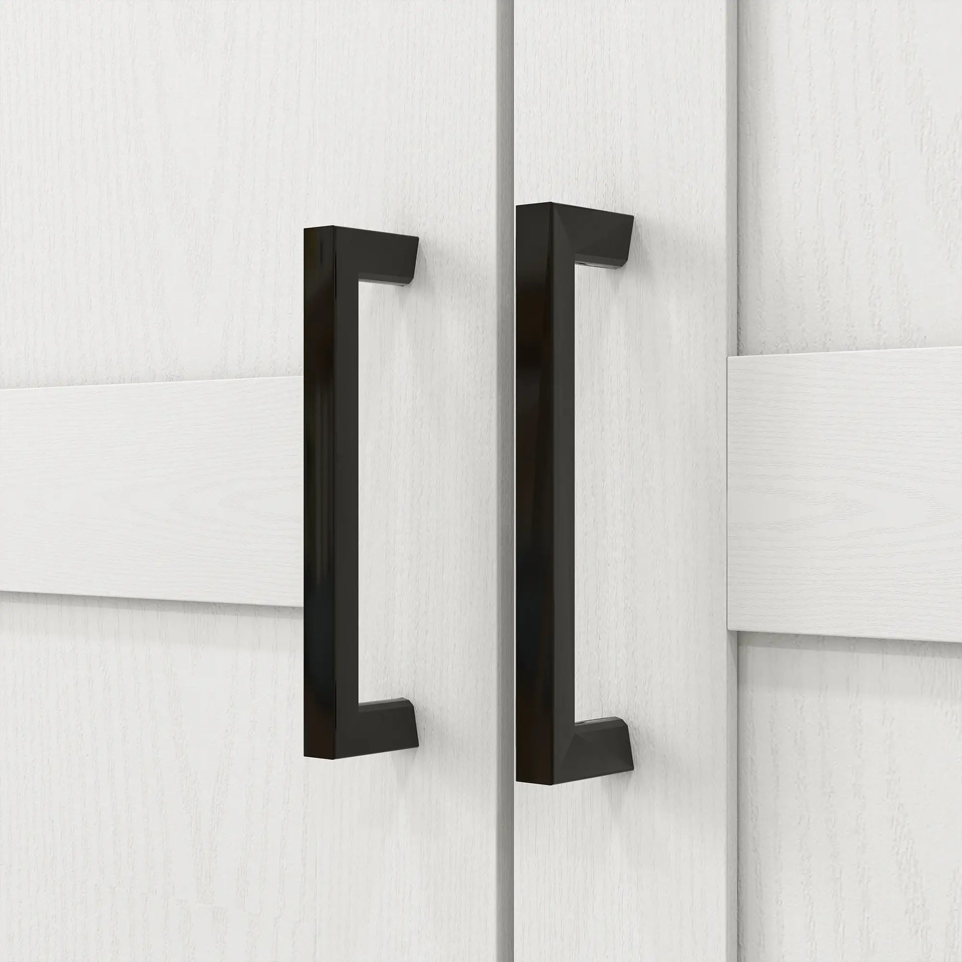 Farmhouse Kitchen Pantry Cabinet, Adjustable Shelves, White Cream Kitchen Pantry Cabinets at Gallery Canada