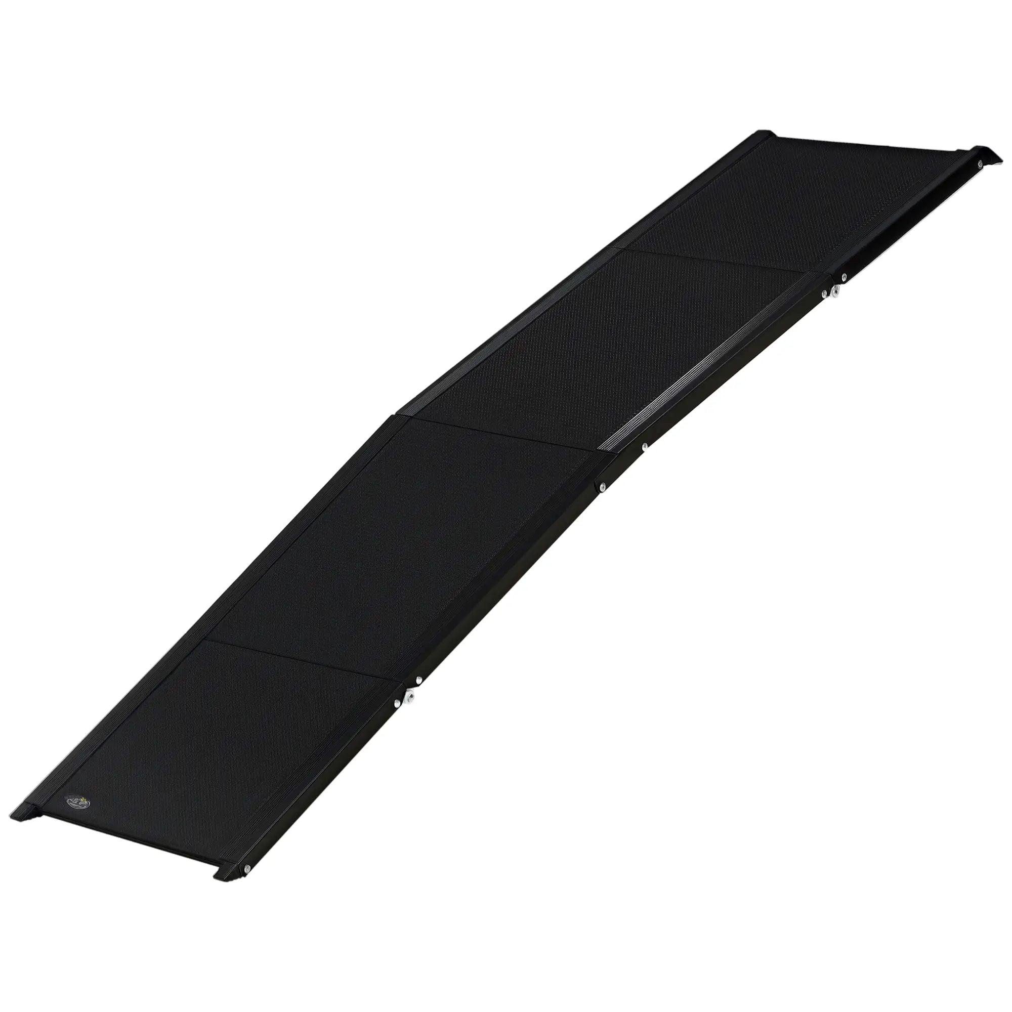 62 Inch Folding Pet Ramp, Lightweight Portable Dog Ramp, Non-Slip Surface, Black Dog Stairs Black at Gallery Canada