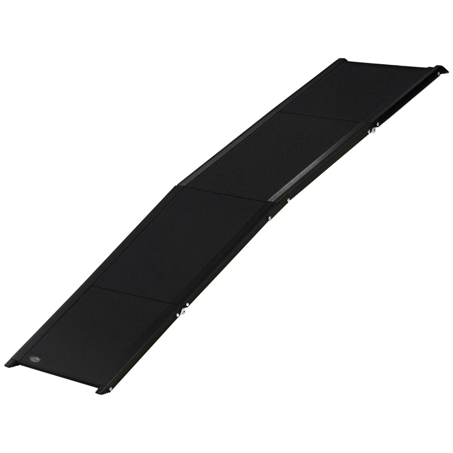 62 Inch Folding Pet Ramp, Lightweight Portable Dog Ramp, Non-Slip Surface, Black Dog Stairs Black at Gallery Canada