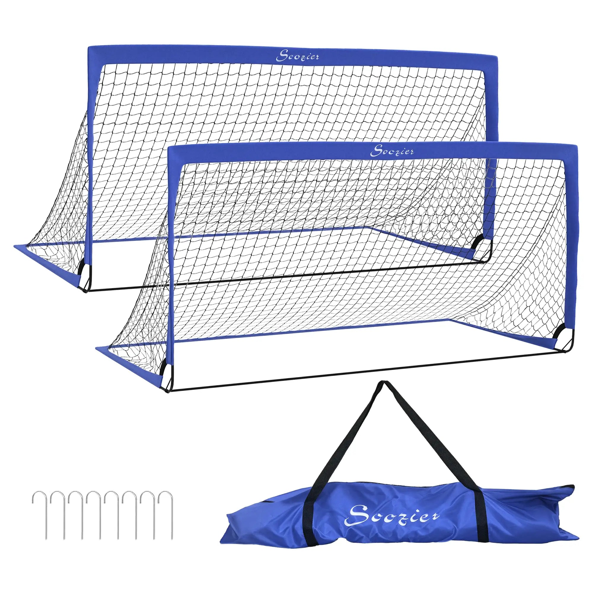 6' x 3' Soccer Nets, Portable Goal with Carry Bag Football at Gallery Canada