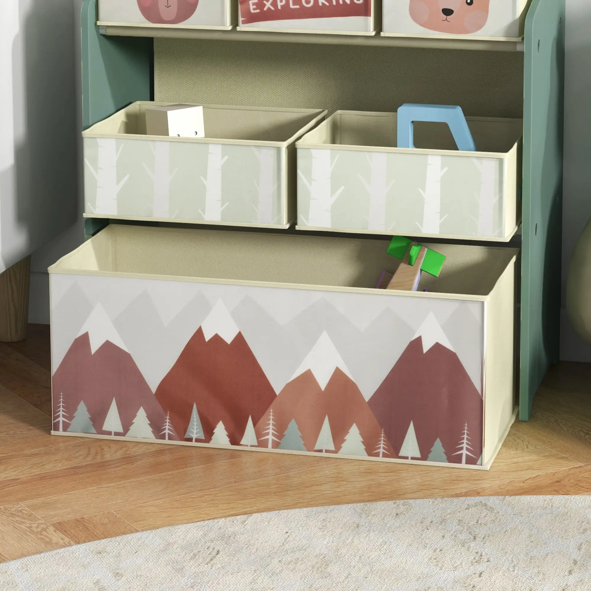 Toy Organizer With 6 Storage Bins, 25