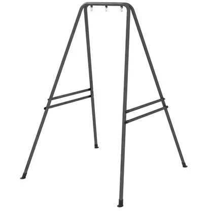 Heavy Duty Metal Hammock Chair Stand, 48.8" x 56.3" x 70.9", Black Hammock Stands Black at Gallery Canada