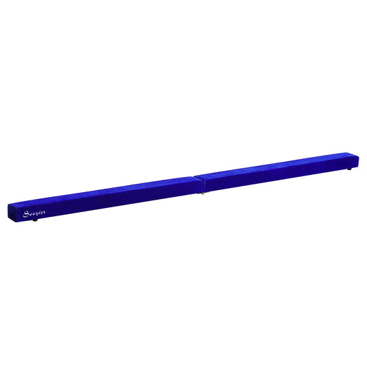 7ft Folding Balance Beam, Gymnastics Beam with Wood Core, Blue Gymnastics Mats Blue at Gallery Canada
