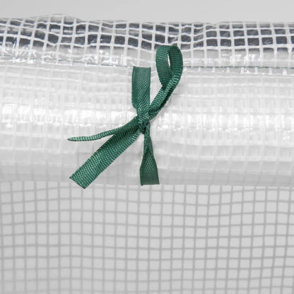 6' x 3' x 3' Portable Tunnel Greenhouse, Large Zipper Doors, Water UV PE Cover, White Mini Greenhouses at Gallery Canada