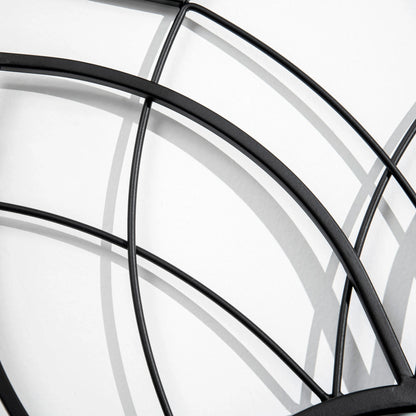 31" x 31" Flower Wall Mirror, Decorative, Living Room, Bedroom, Black Wall Mirrors at Gallery Canada