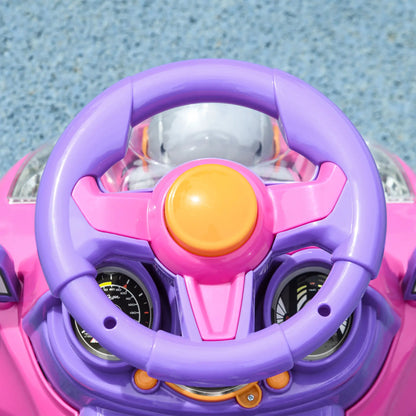 3 in 1 Kids Push Car, Toddler Sliding, Foot to Floor, Pink Push Cars for Toddlers at Gallery Canada