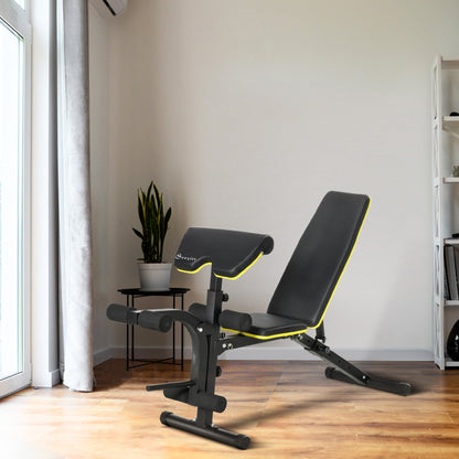Adjustable Sit-Up Dumbbell Bench Multi-Functional Purpose Hyper Extension Bench With Adjustable Seat and Back Angle at Gallery Canada