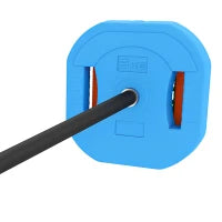 44lbs Adjustable Barbell Weight Set, Bar, Plates, Multicolour