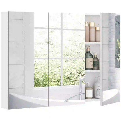 Three Mirror Bathroom Medicine Cabinet, White Mirror Medicine Cabinets at Gallery Canada
