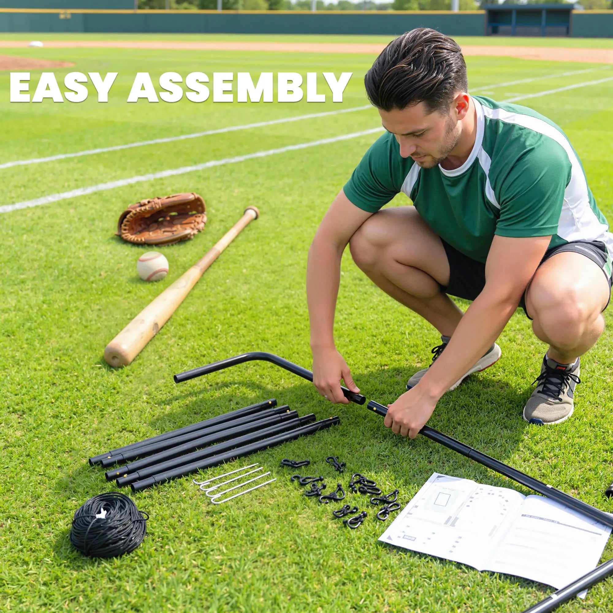 4x5.7ft Volleyball Rebounder Net, Baseball Lacrosse Training Net Baseball at Gallery Canada