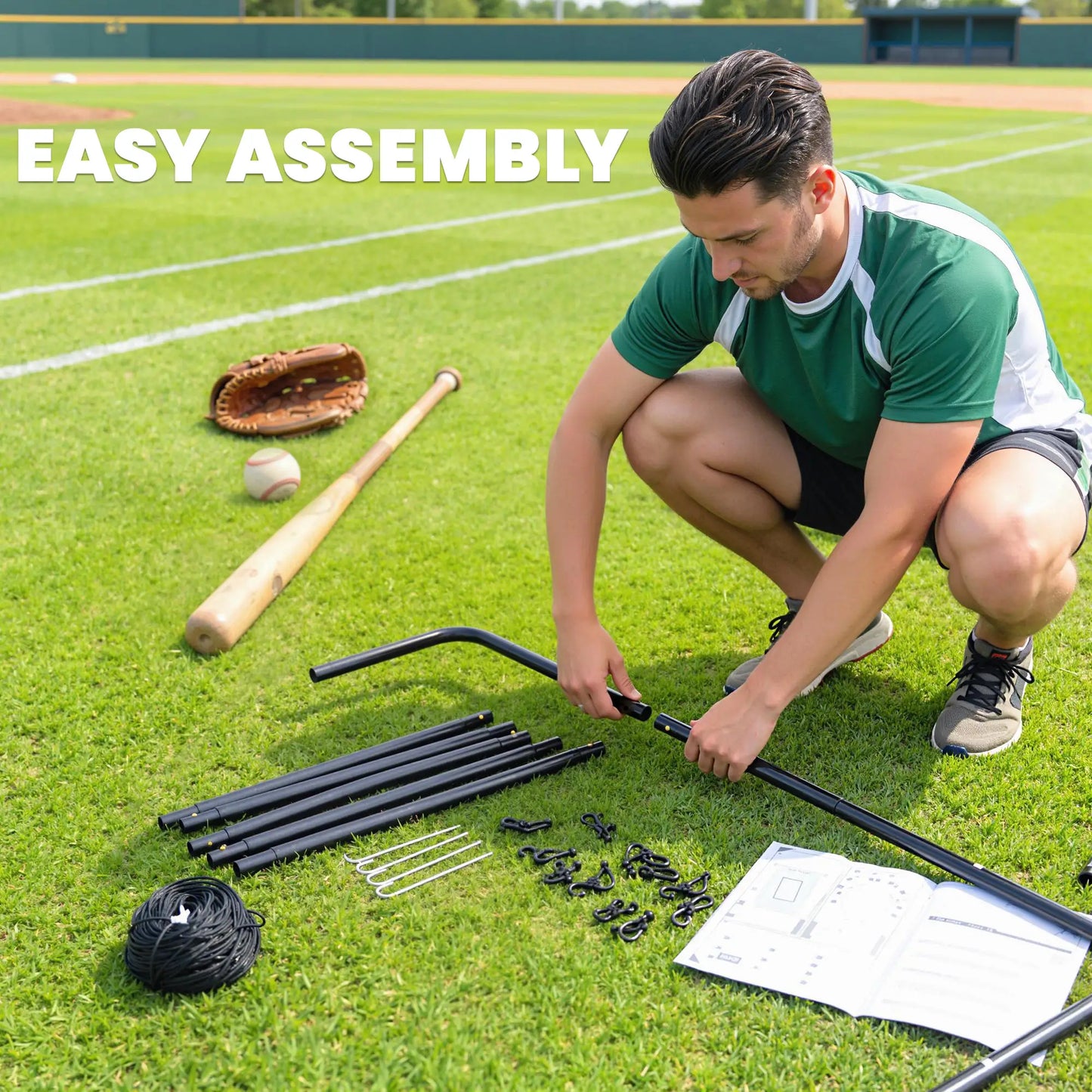 4x5.7ft Volleyball Rebounder Net, Baseball Lacrosse Training Net Baseball at Gallery Canada